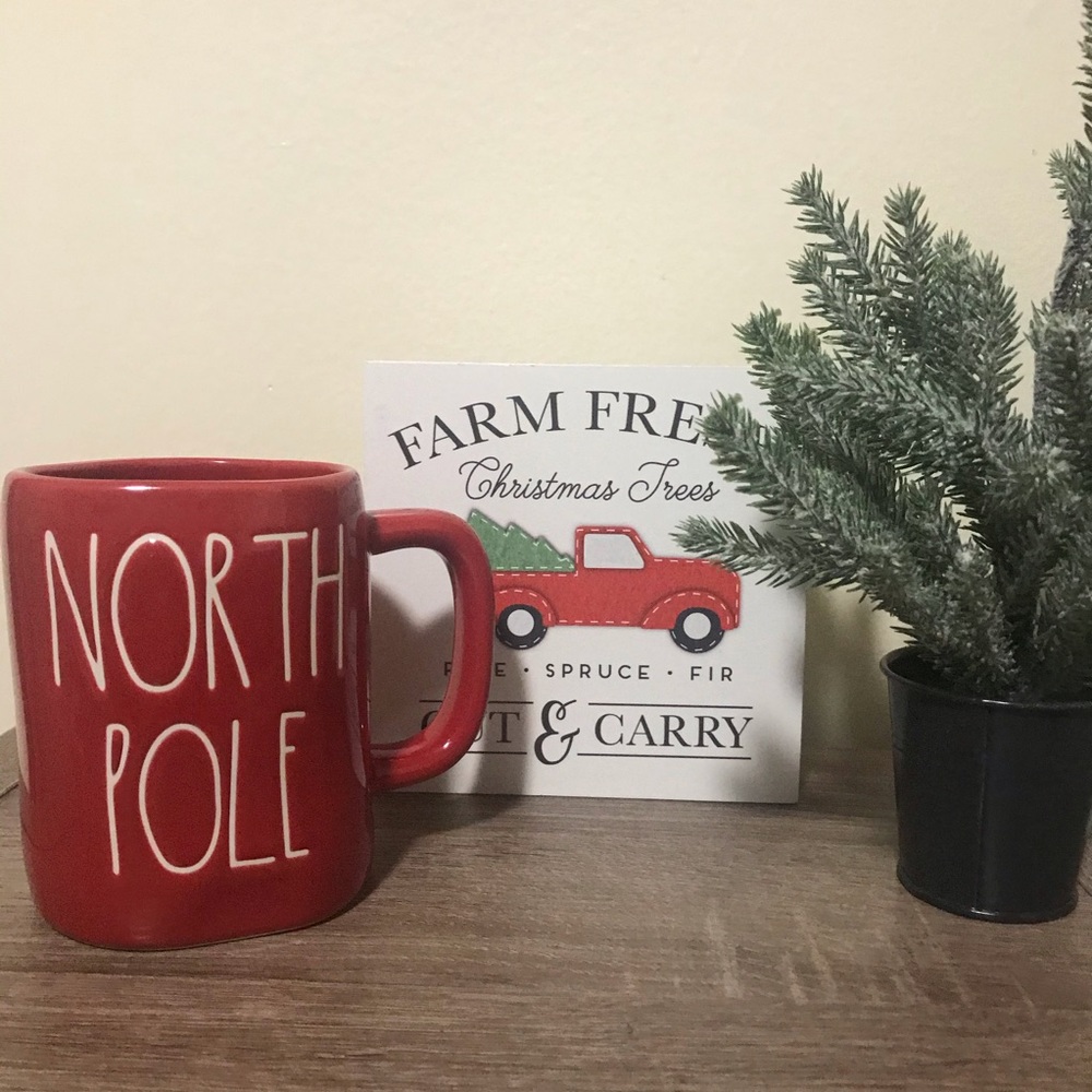 Rae Dunn North Pole Mug
